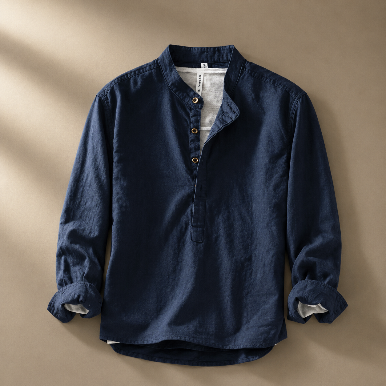 Leonardo Men's Cotton Linen Shirt