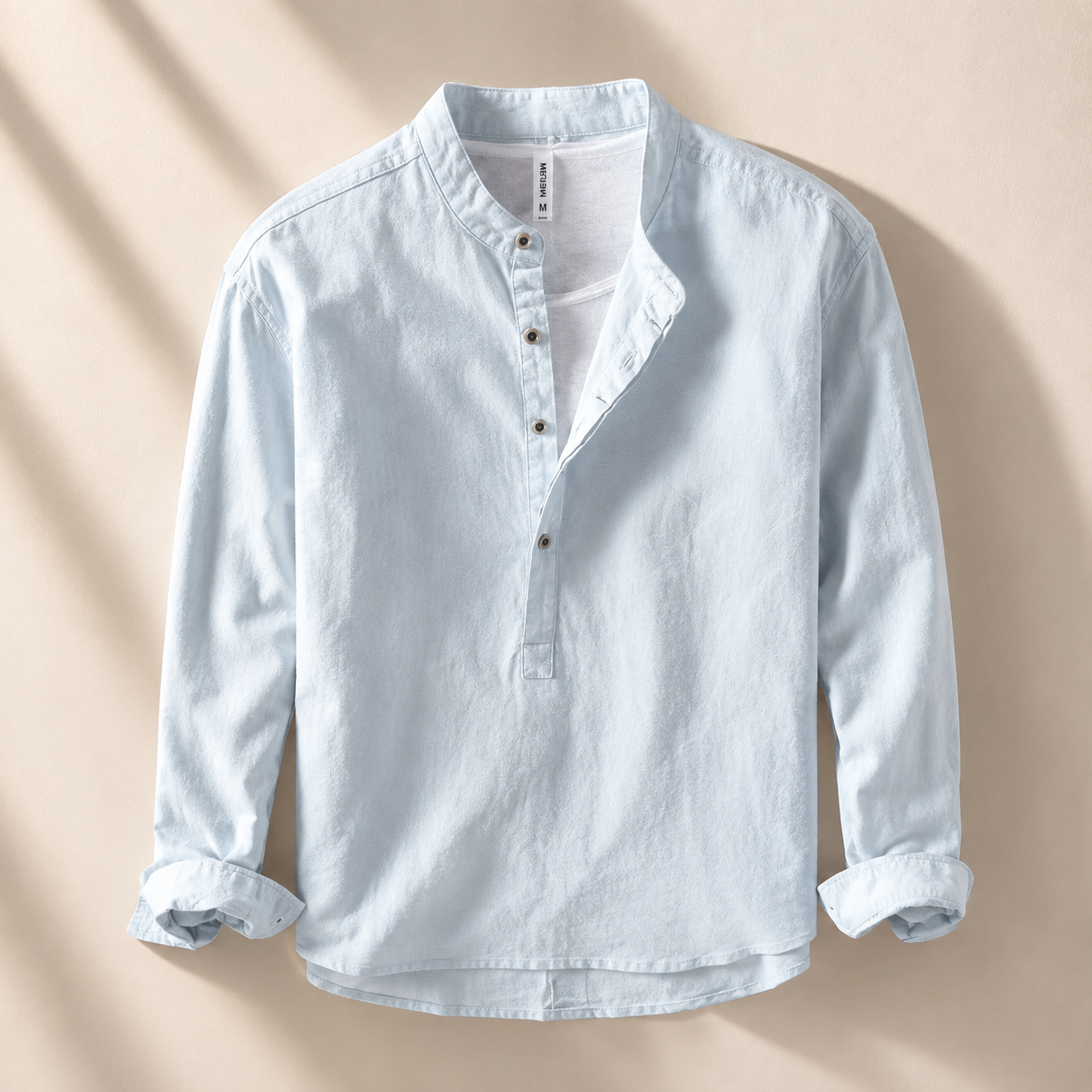 Leonardo Men's Cotton Linen Shirt