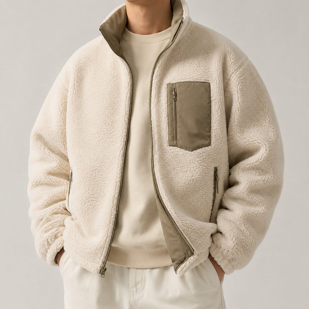 Logan Reversible Sherpa Quilted Jacket