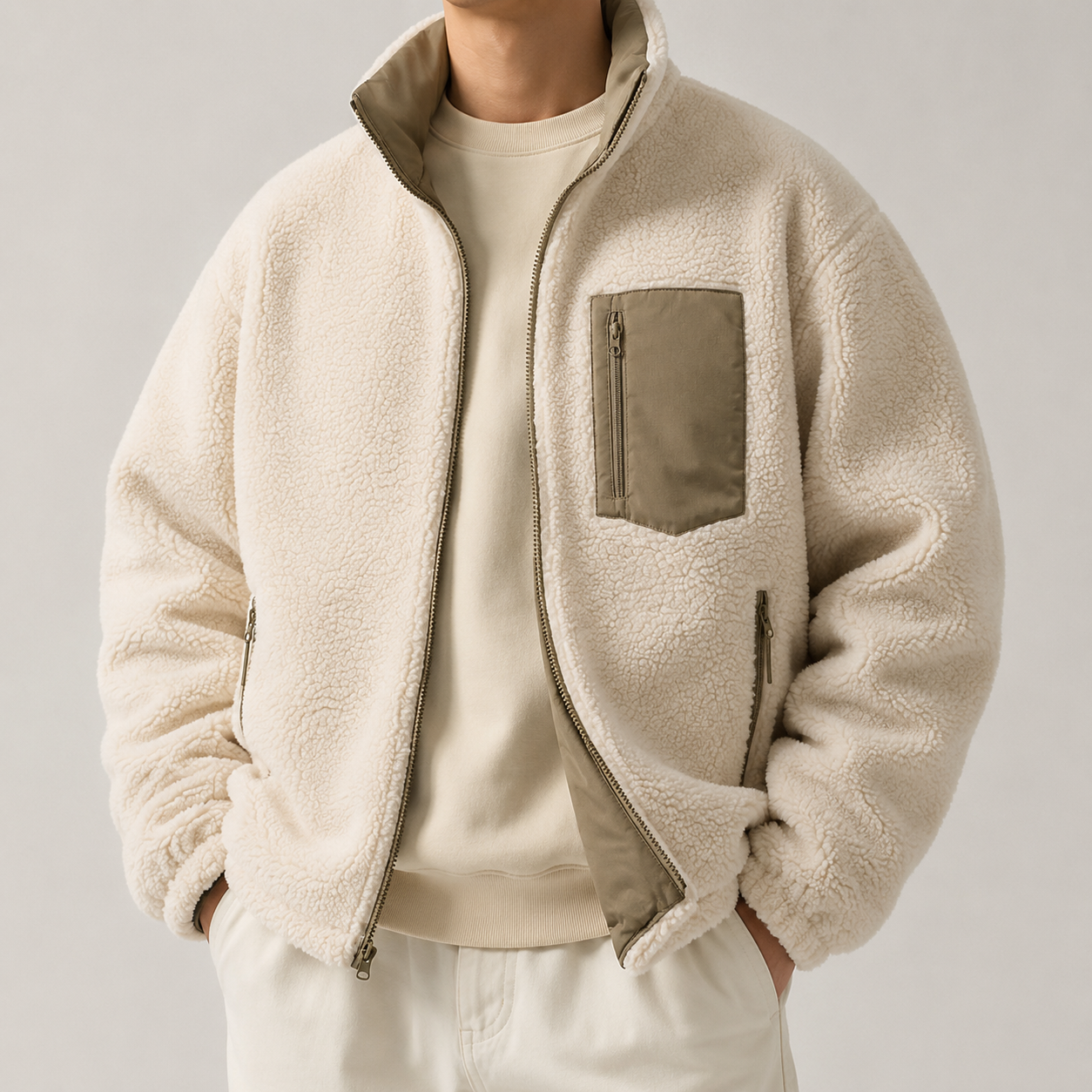 Logan Reversible Sherpa Quilted Jacket