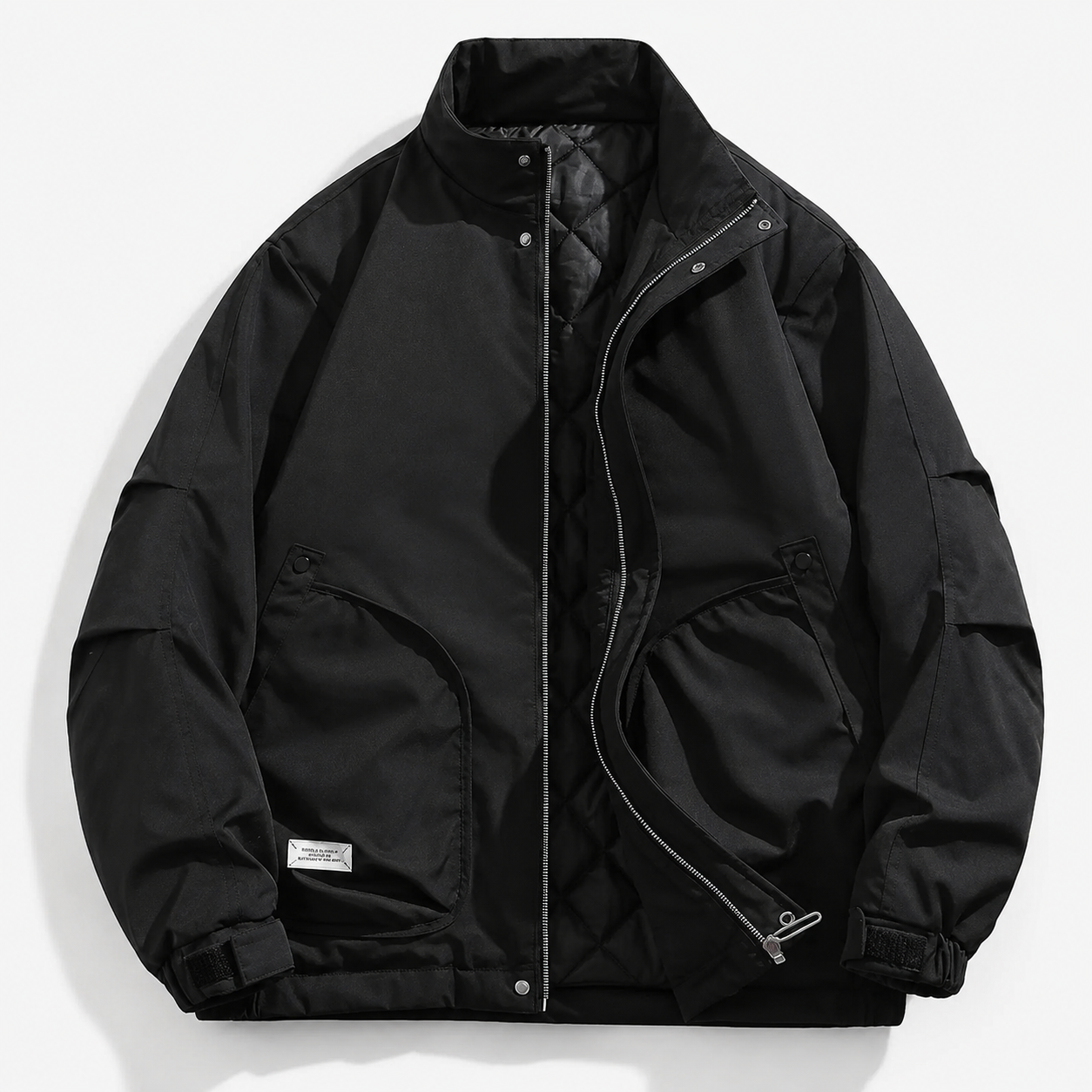 Logan  Stand Collar Lightweight Zip Jacket