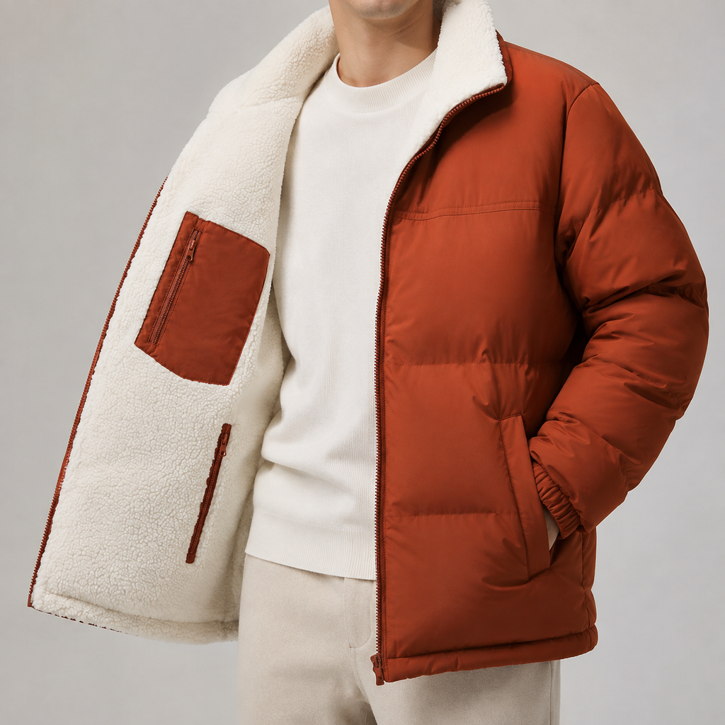 Logan Reversible Sherpa Quilted Jacket