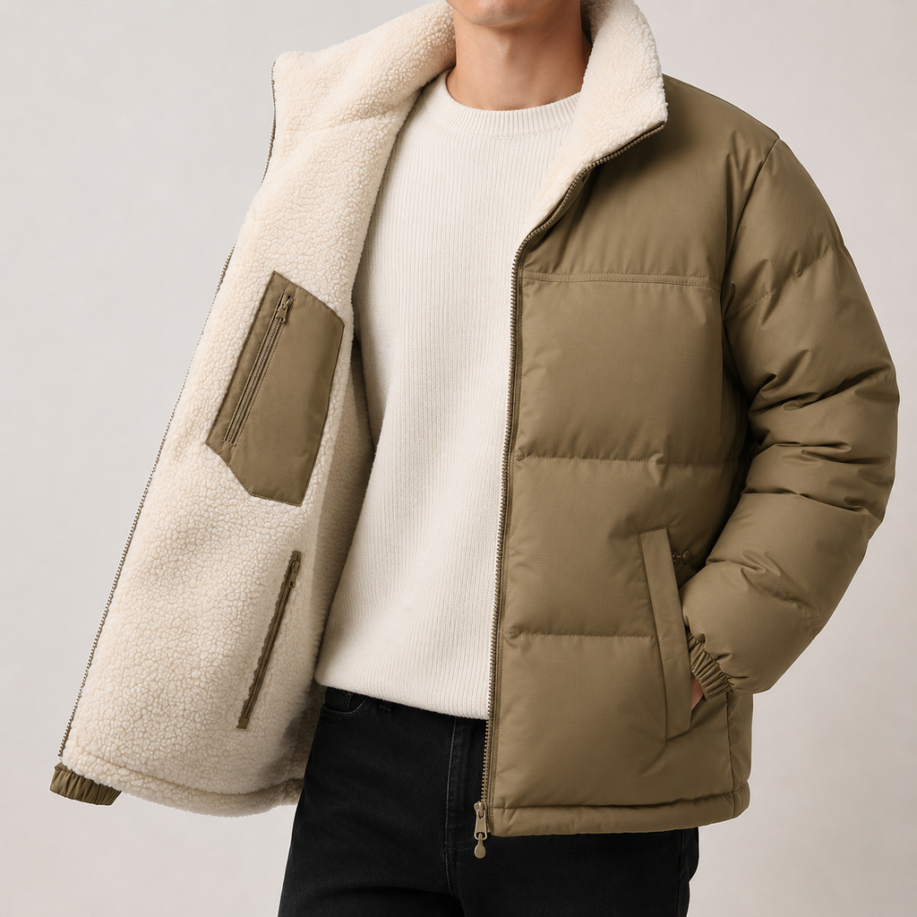 Logan Reversible Sherpa Quilted Jacket