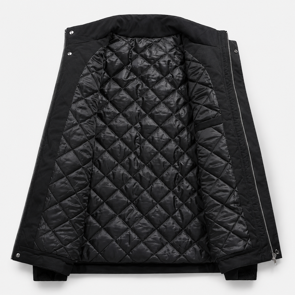 Logan  Stand Collar Lightweight Zip Jacket