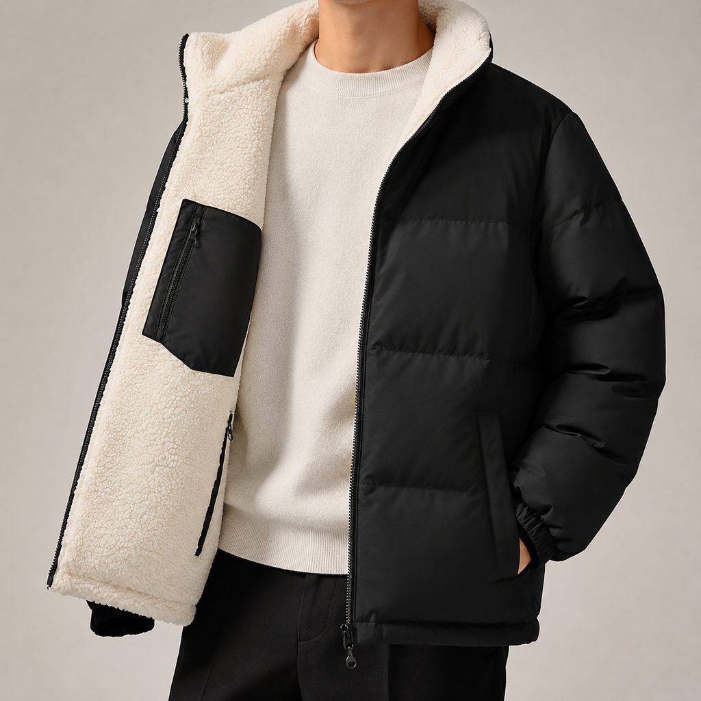 Logan Reversible Sherpa Quilted Jacket