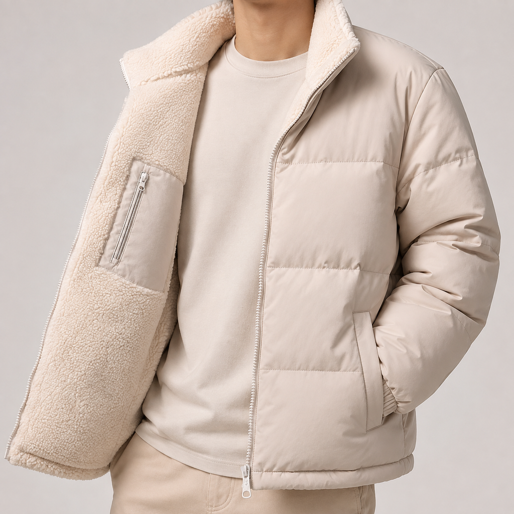 Logan Reversible Sherpa Quilted Jacket