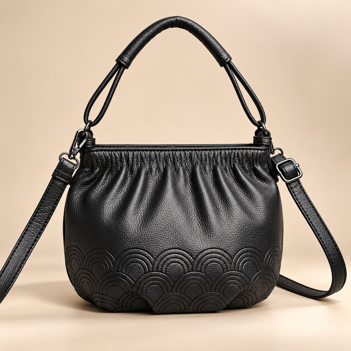 Lucette Embossed Women's Shoulder Bag