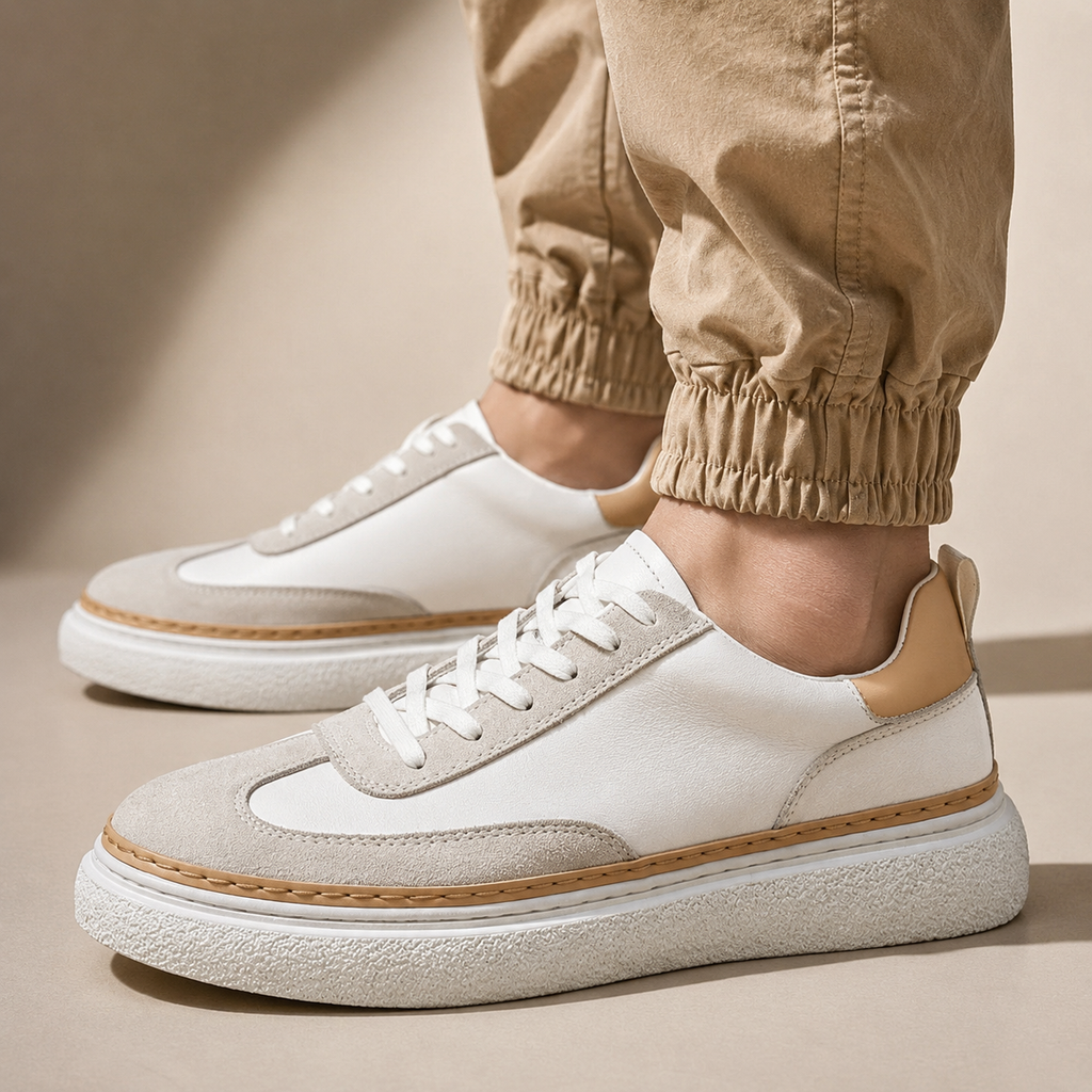 Marco Men's Genuine Leather Sneakers
