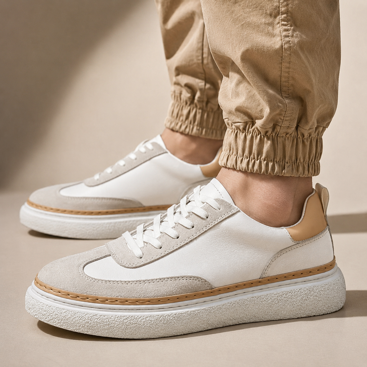 Marco Men's Genuine Leather Sneakers