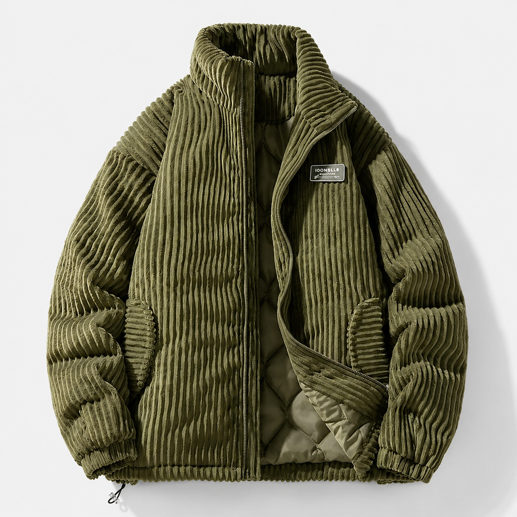Matthias Men's Corduroy Puffer Jacket