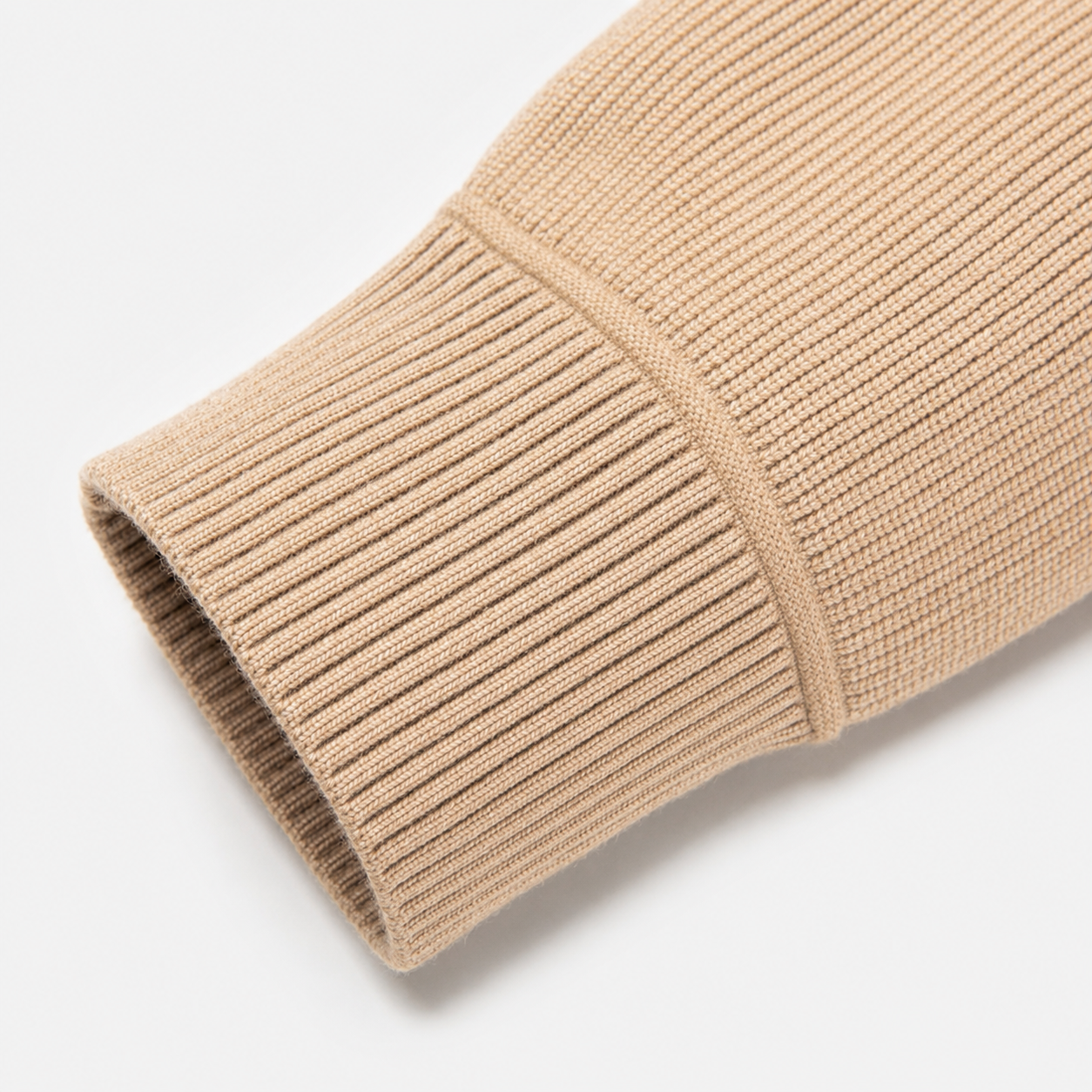 Miles Ribbed Knit Full Zip Cardigan Sweater