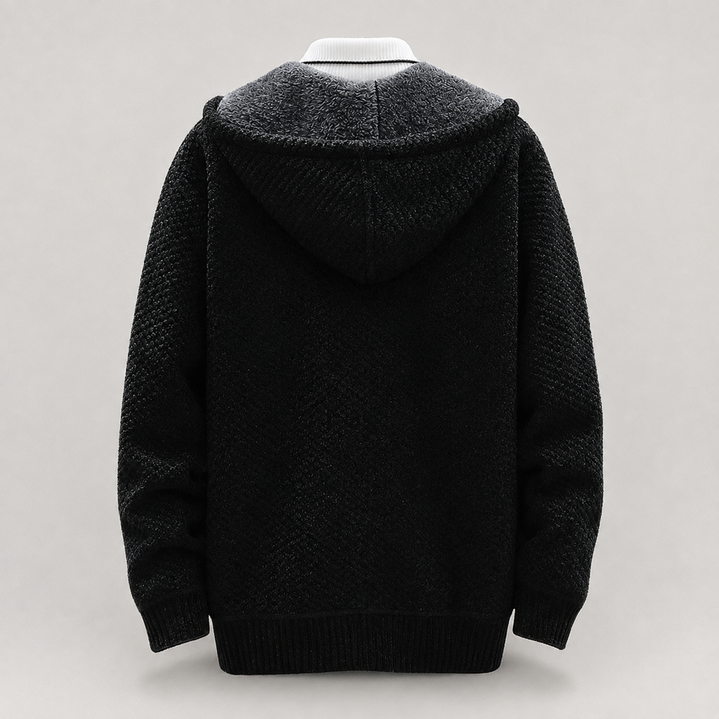 Nash Drawstring Knit Hoodie