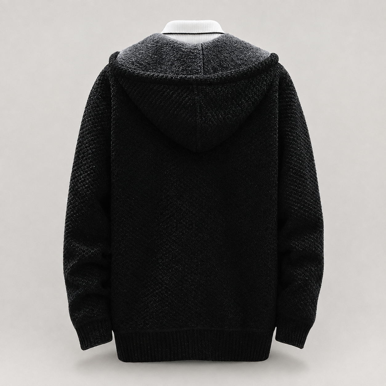 Nash Drawstring Knit Hoodie