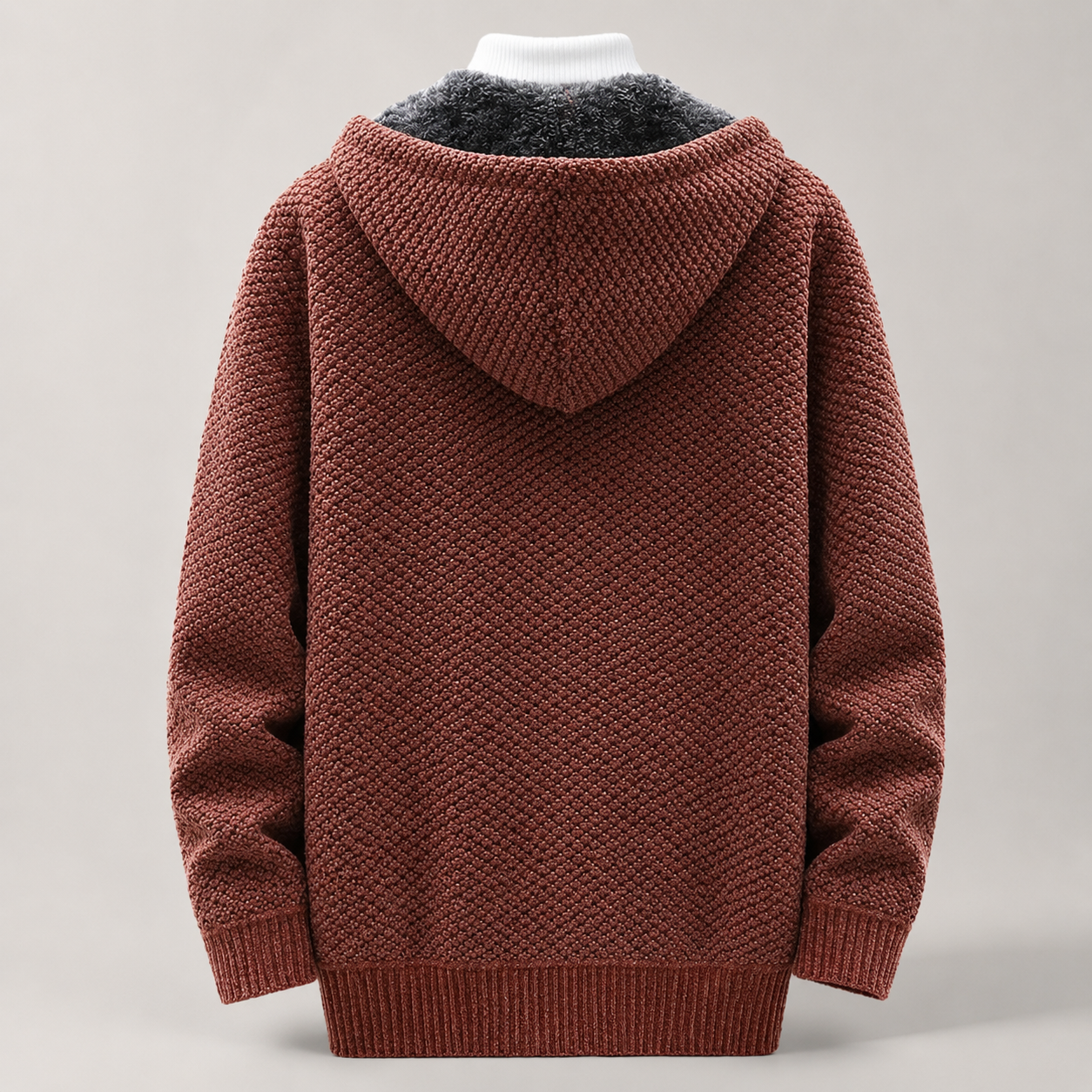 Nash Drawstring Knit Hoodie