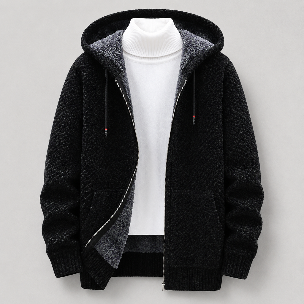 Nash Drawstring Knit Hoodie