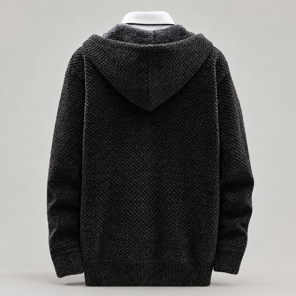 Nash Drawstring Knit Hoodie