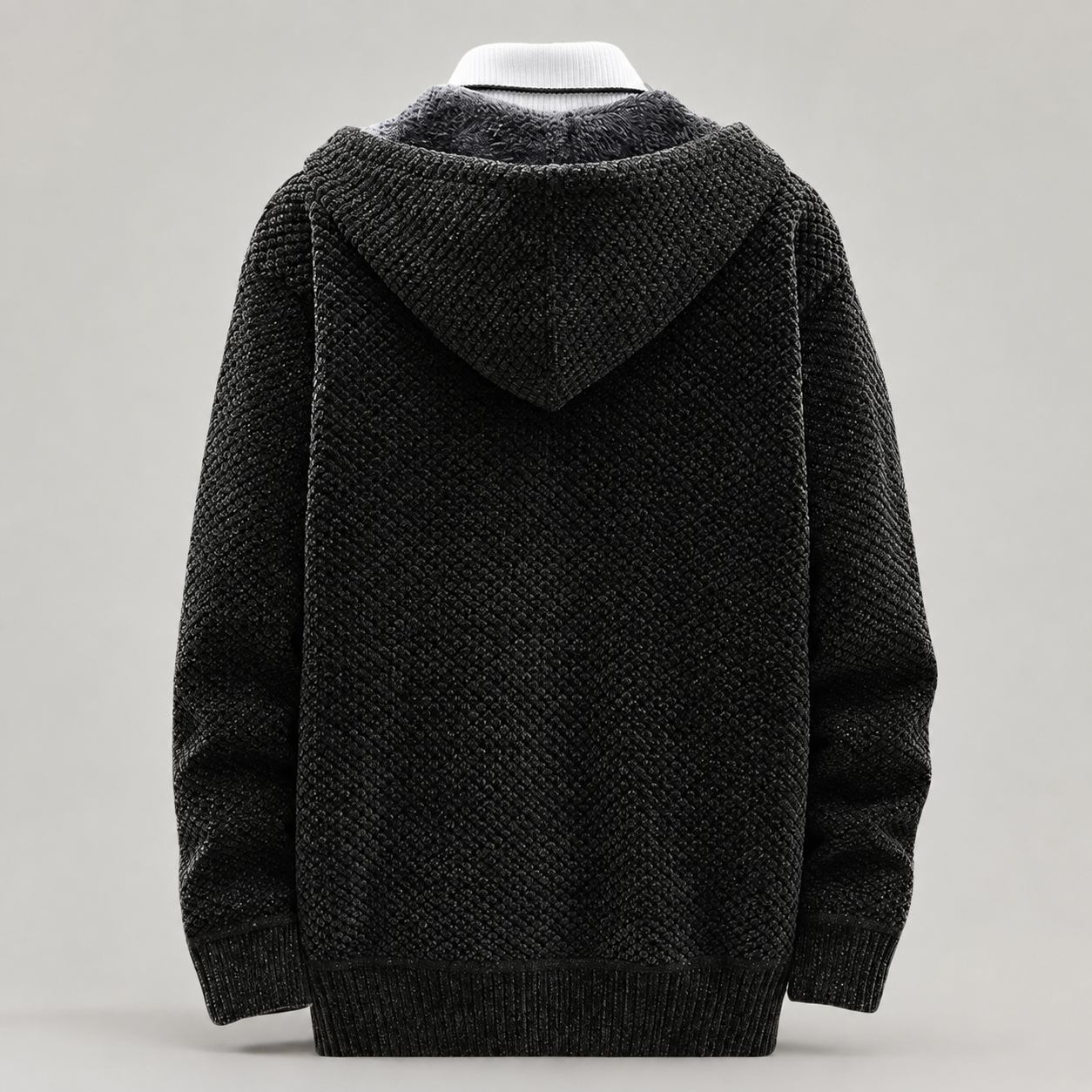 Nash Drawstring Knit Hoodie