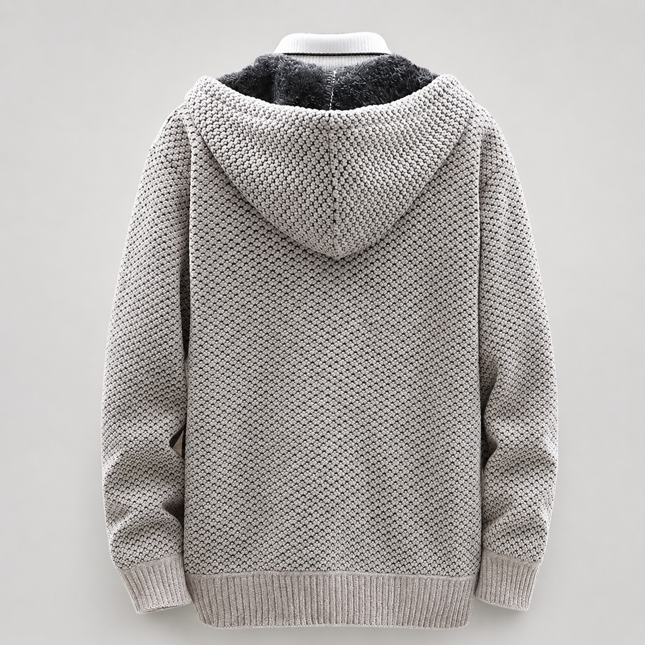 Nash Drawstring Knit Hoodie