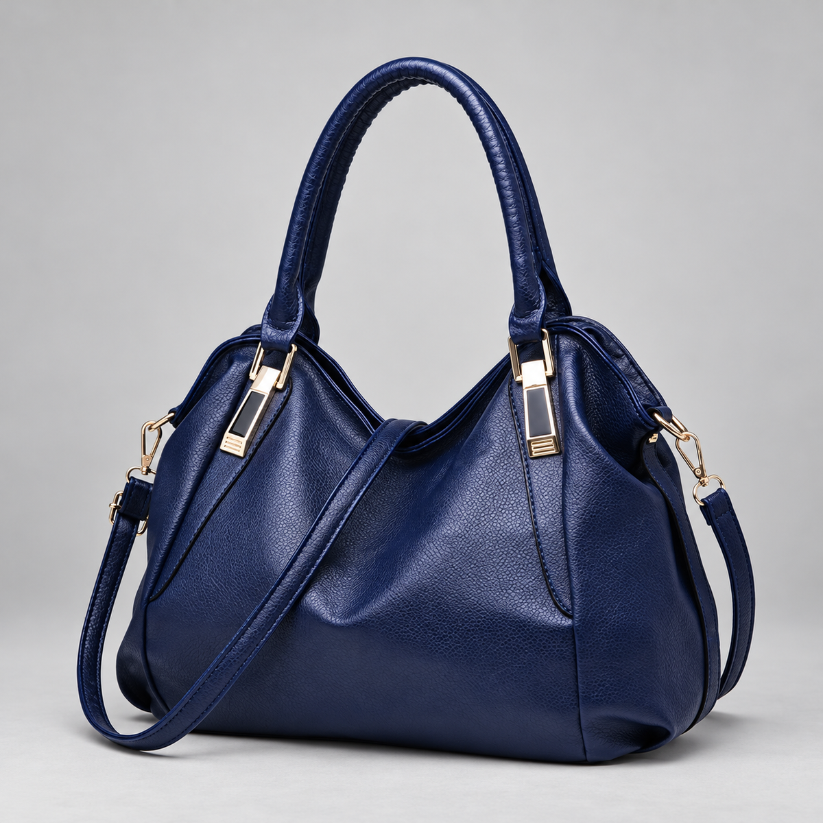 Kate Women’s Pebbled Hobo Handbag with Detachable Shoulder Strap