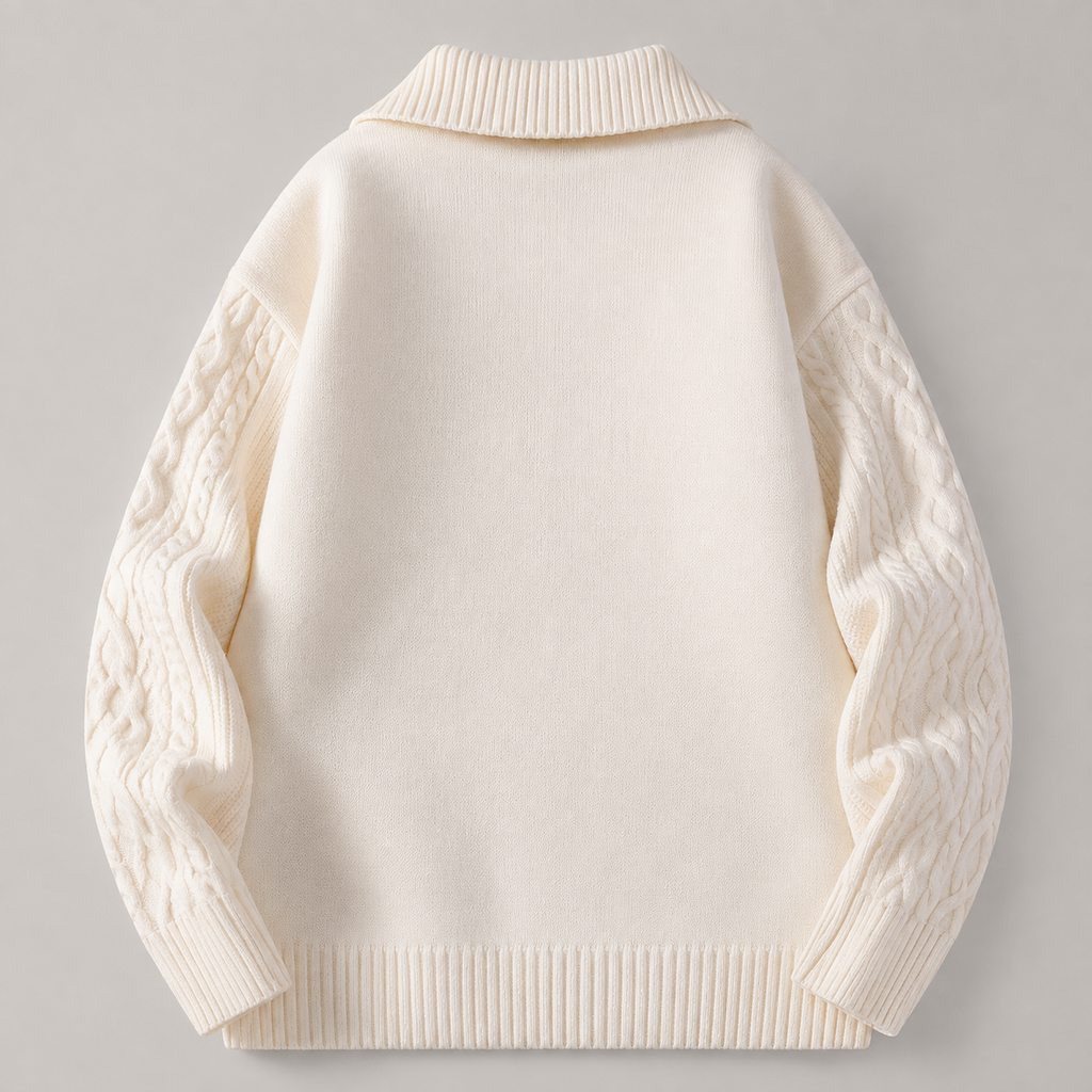 Nolan Button Front Cable Knit Cardigan