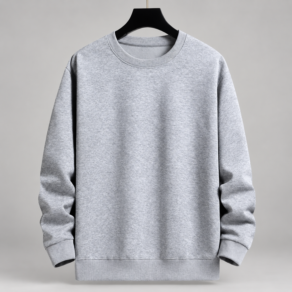 Nolan Men’s Classic Crewneck Pullover Sweatshirt
