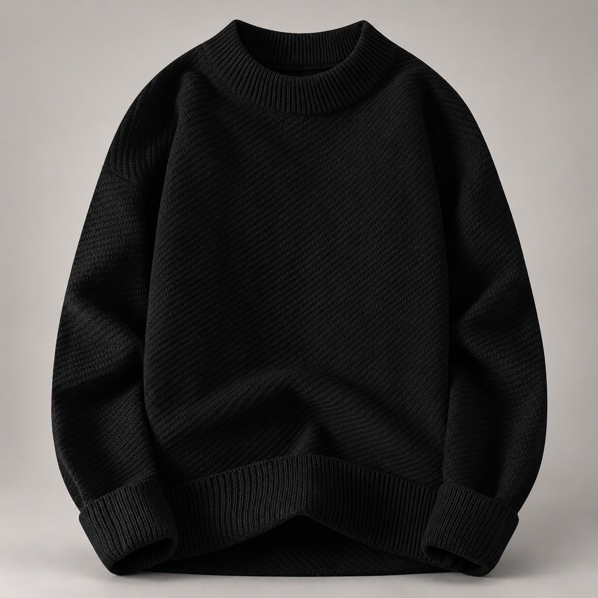 Oliver Textured Knit Crewneck Sweater