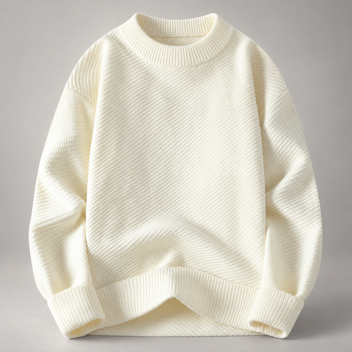 Oliver Textured Knit Crewneck Sweater