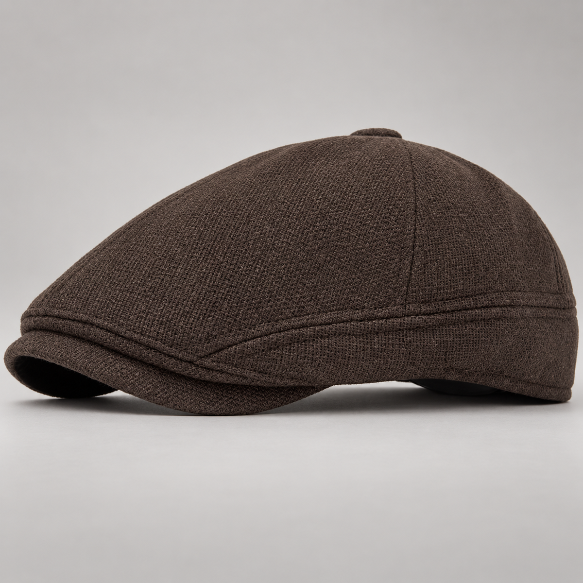 Oswald Textured Newsboy Cap with Short Curved Brim