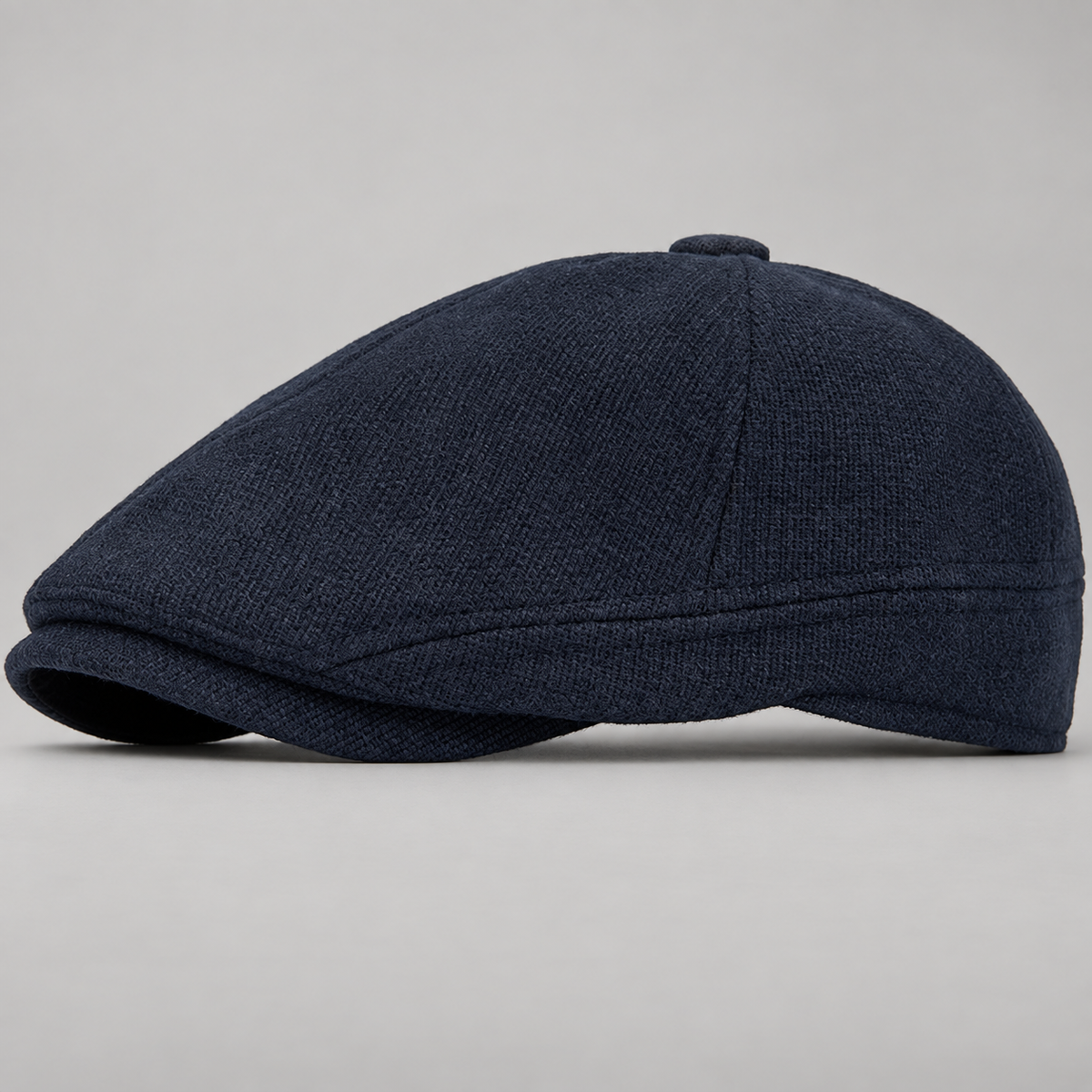 Oswald Textured Newsboy Cap with Short Curved Brim