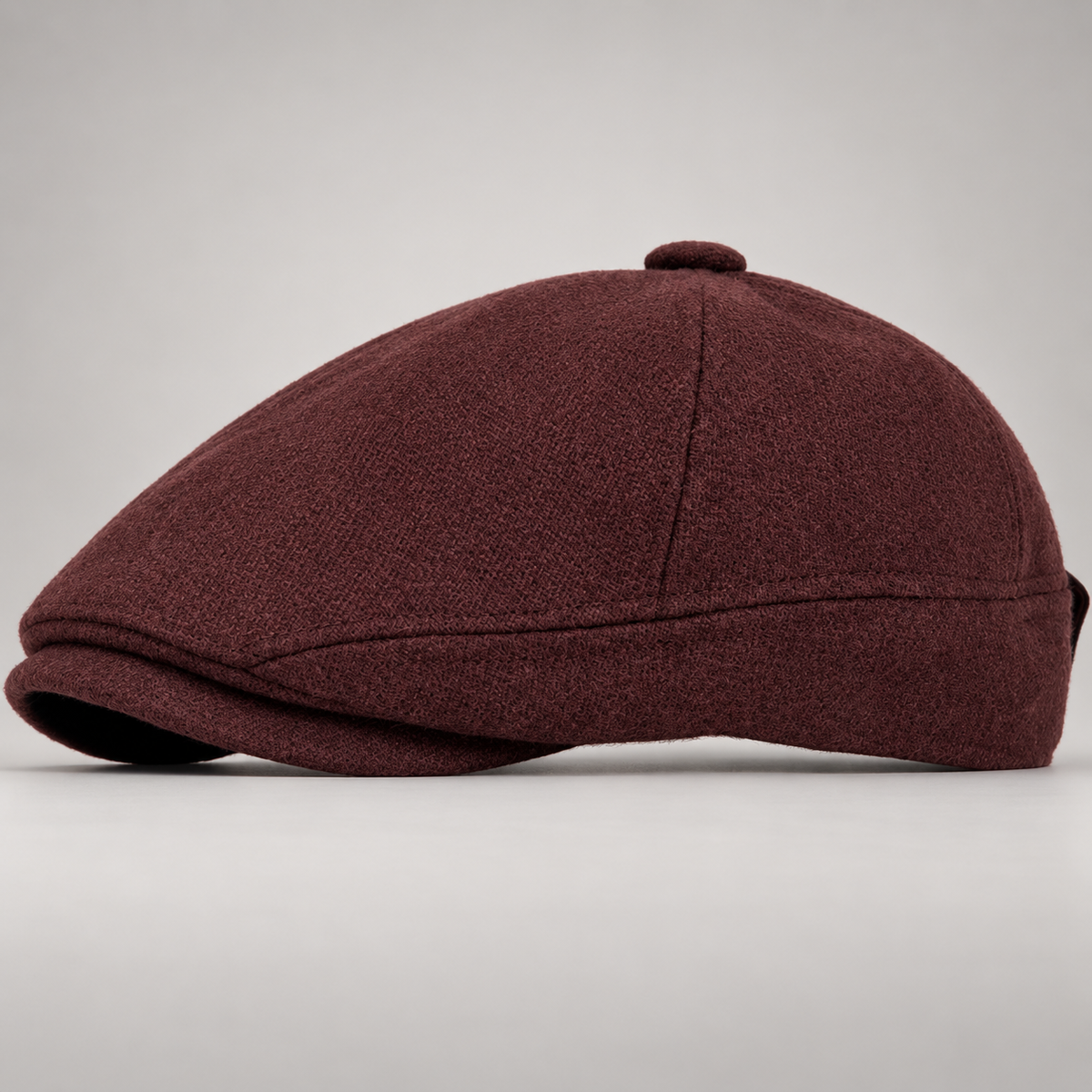 Oswald Textured Newsboy Cap with Short Curved Brim