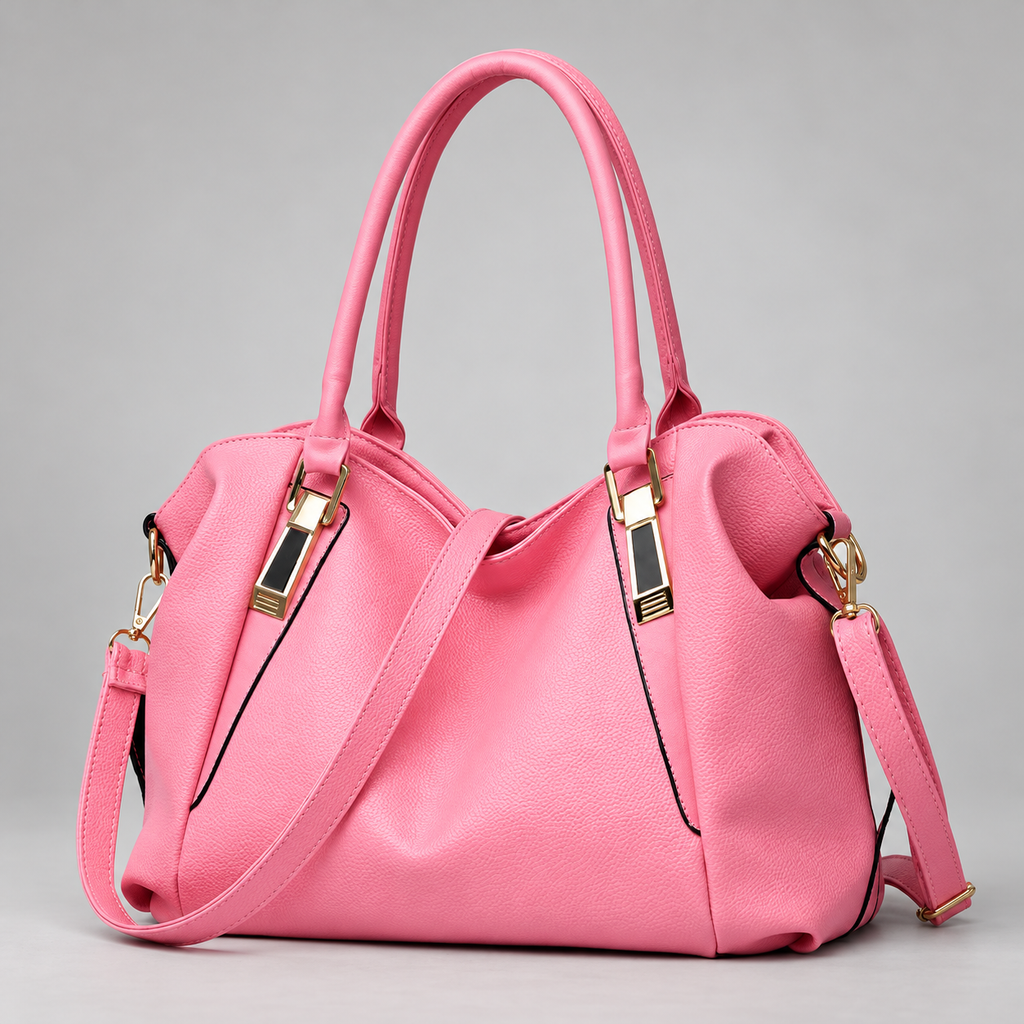 Kate Women’s Pebbled Hobo Handbag with Detachable Shoulder Strap