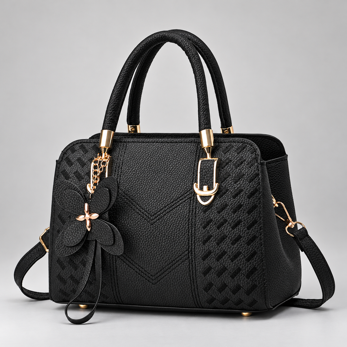 Mira Moreau Women’s Structured Satchel with Shoulder Strap
