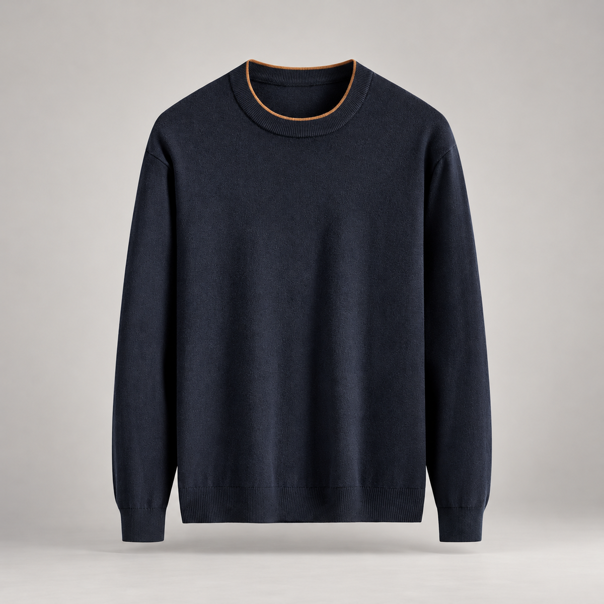 Harbor Men’s Crewneck Knit Sweater with Ribbed Trim