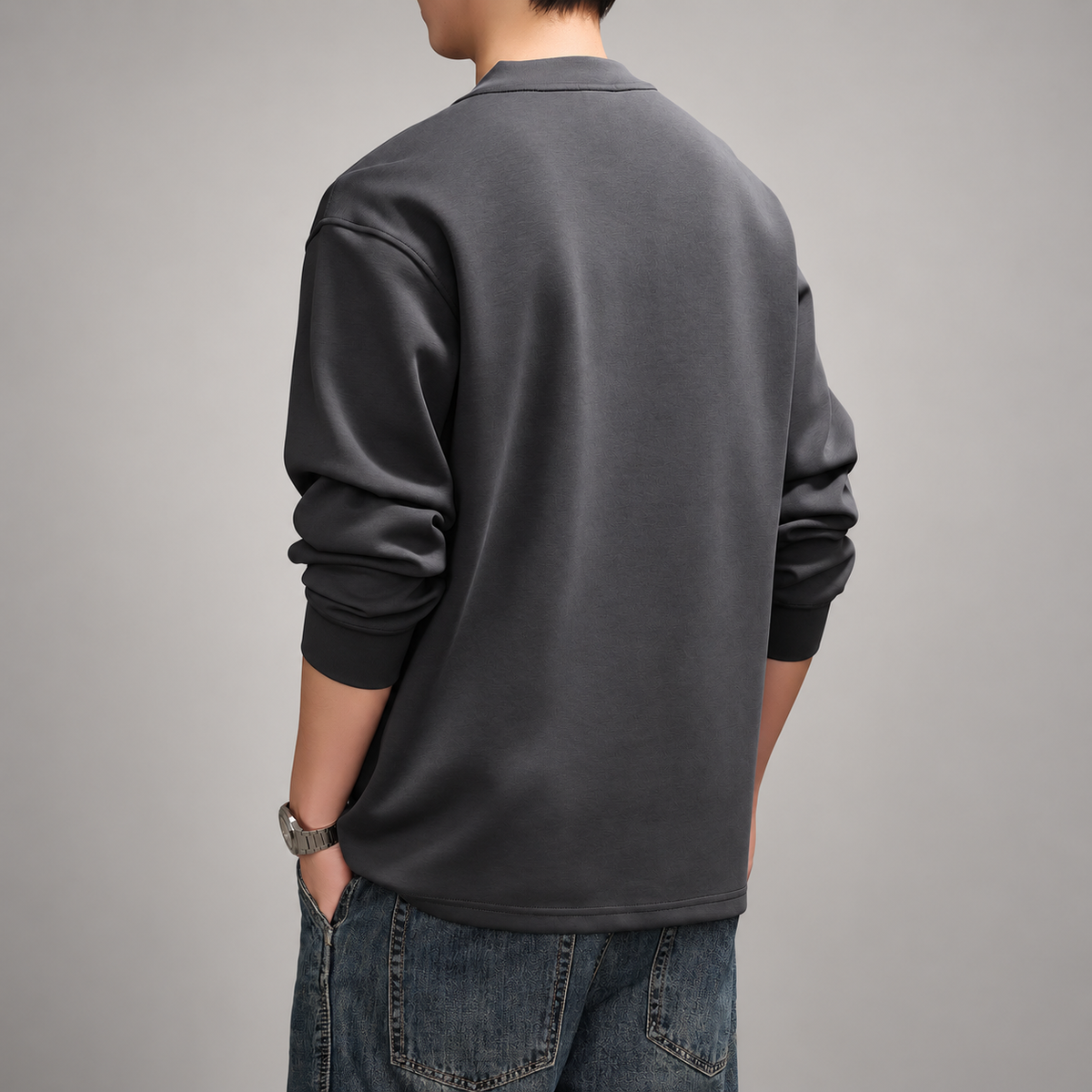 Florent Men's Relaxed Fit Quarter-Zip Pullover