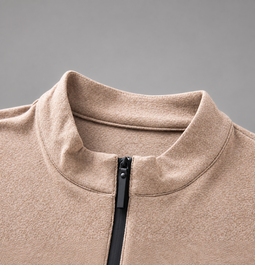 Preston Men’s Color-Block Quarter-Zip Pullover