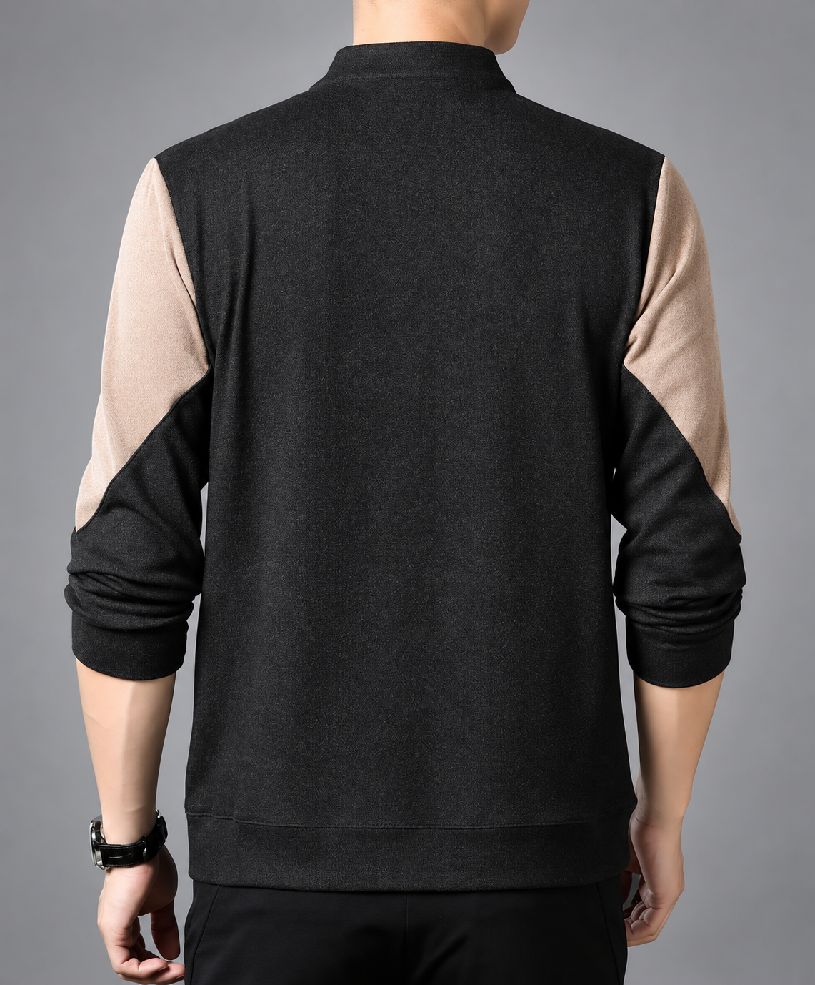Preston Men’s Color-Block Quarter-Zip Pullover