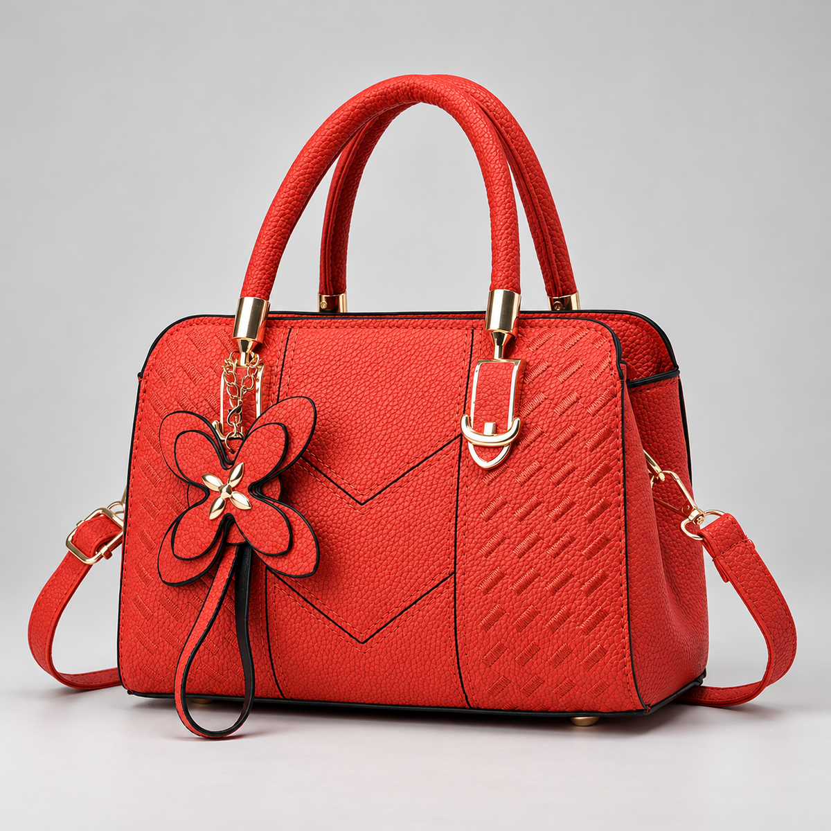 Mira Moreau Women’s Structured Satchel with Shoulder Strap
