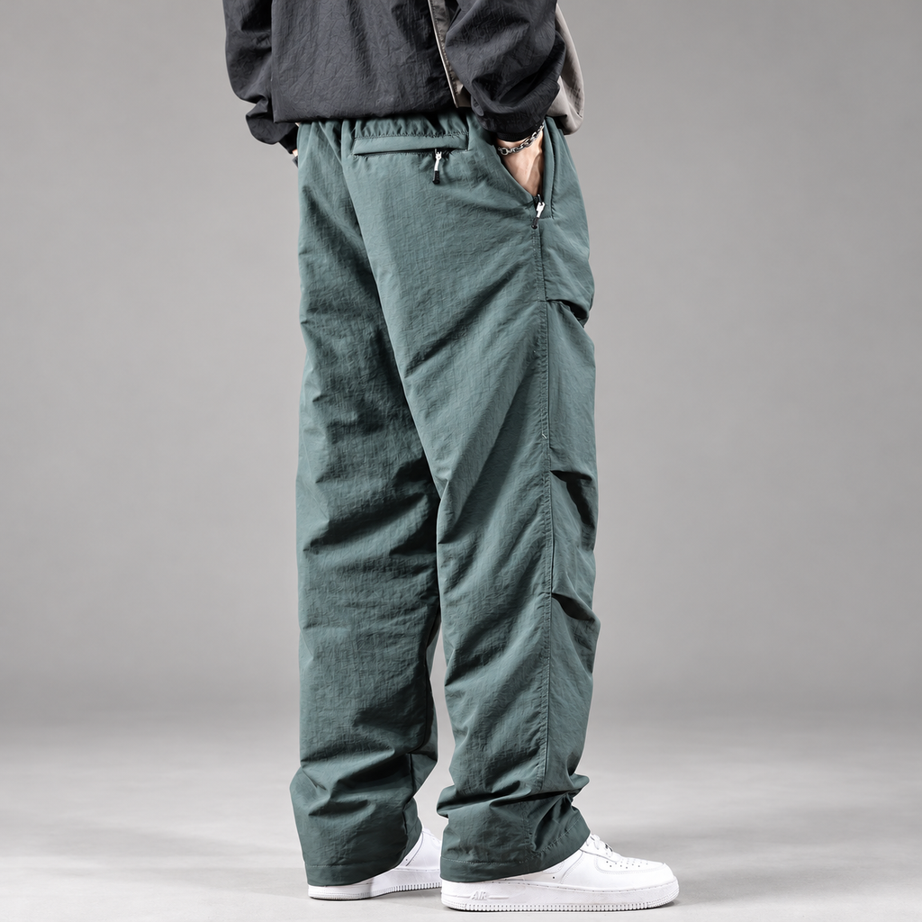 Alistair Men’s Relaxed Straight-Leg Drawstring Cargo Pants