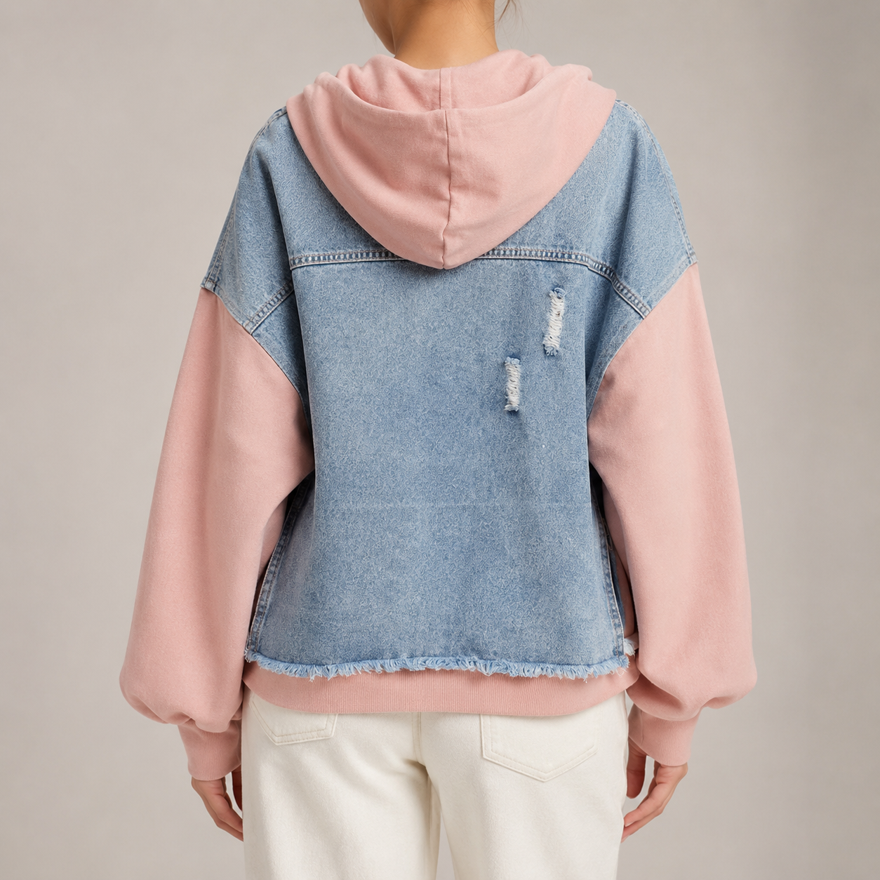 Sofia Denim Hoodie Jacket