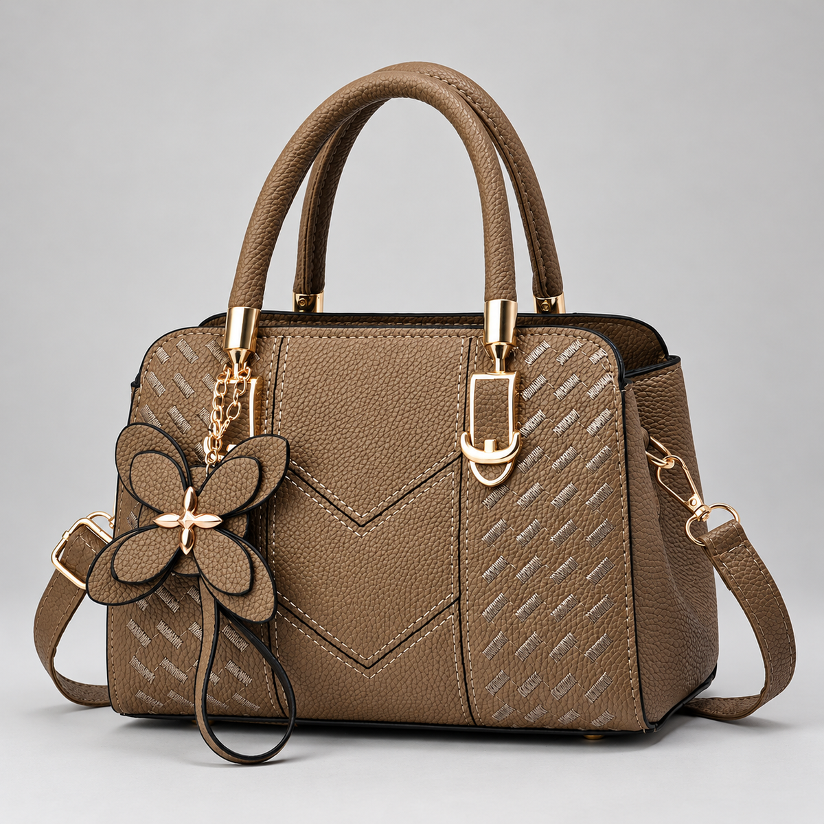 Mira Moreau Women’s Structured Satchel with Shoulder Strap