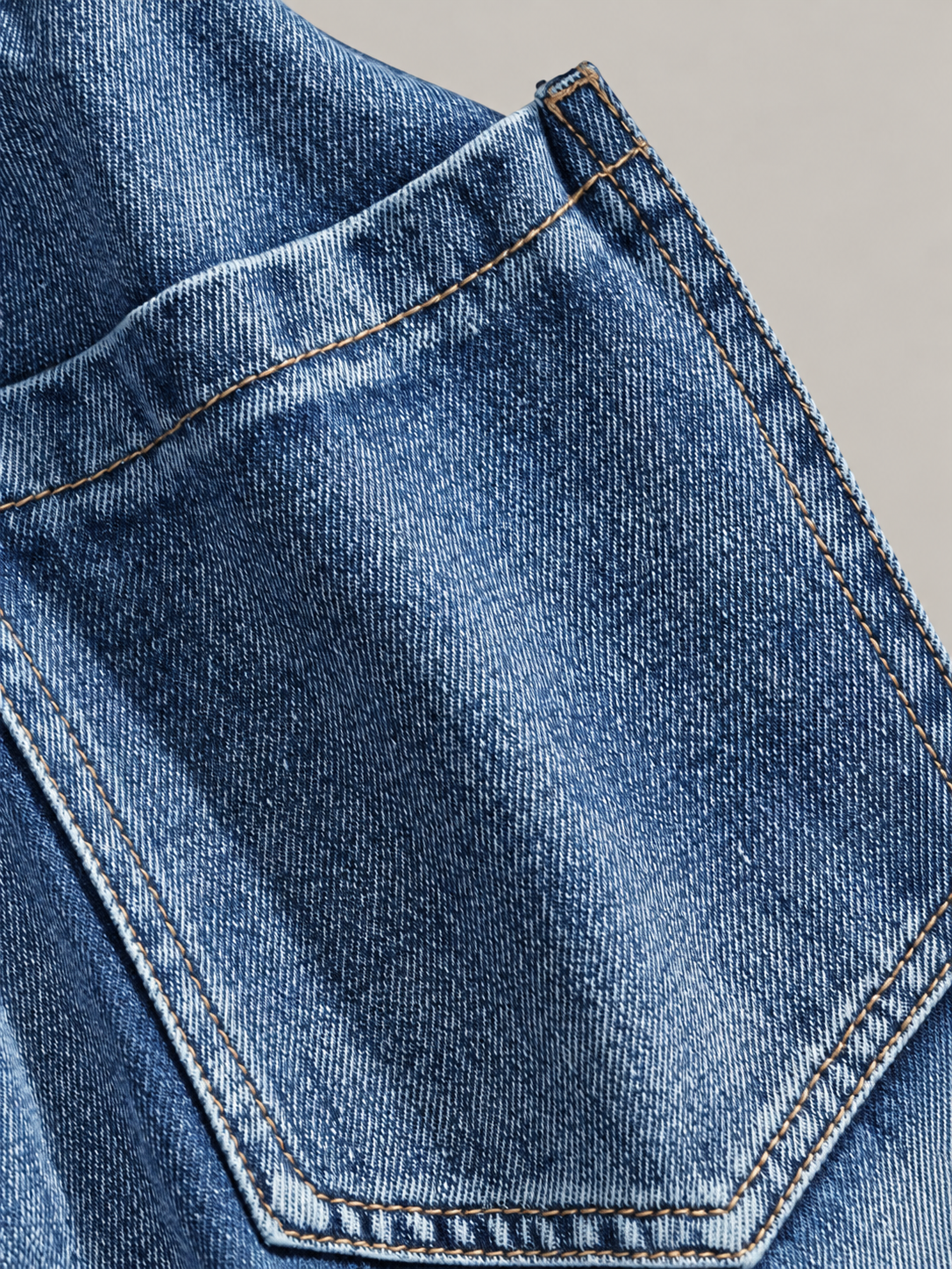 Thierry Men’s Washed Panel Wide-Leg Jeans