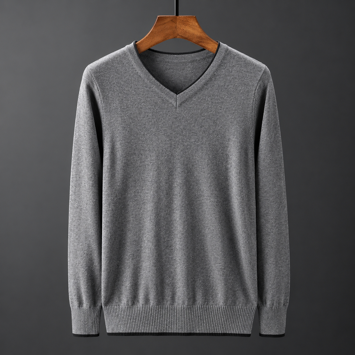 Valerio Men’s V-Neck Knit Sweater
