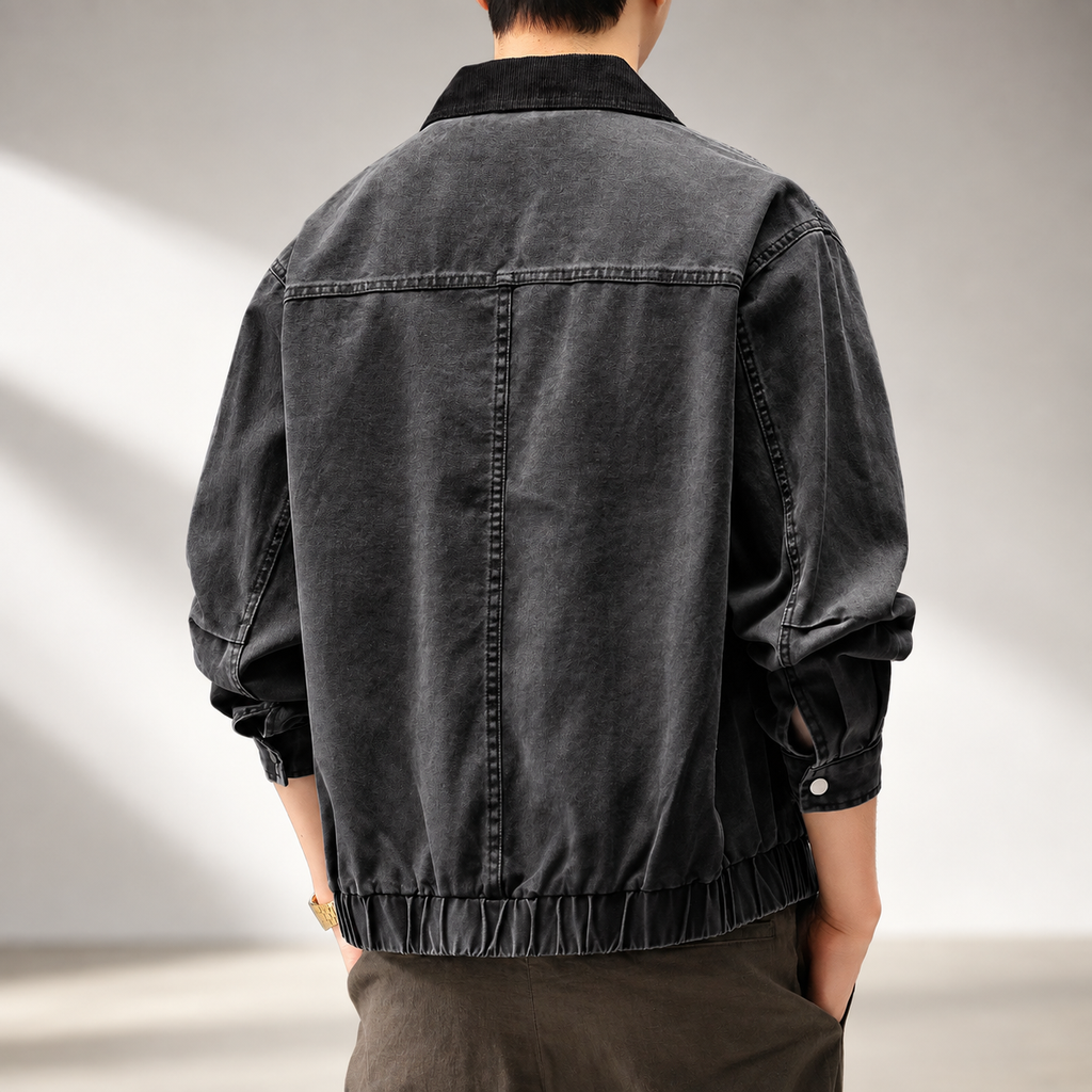 Bennett Corduroy Collar Bomber Jacket