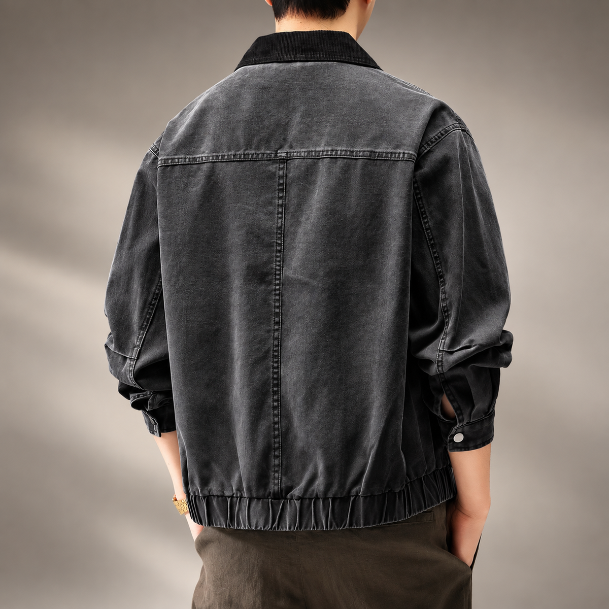 Bennett Corduroy Collar Bomber Jacket