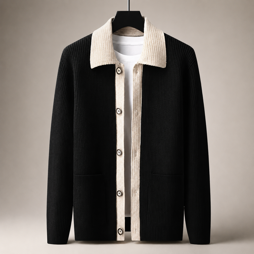 Wesley Button Front Knit Cardigan