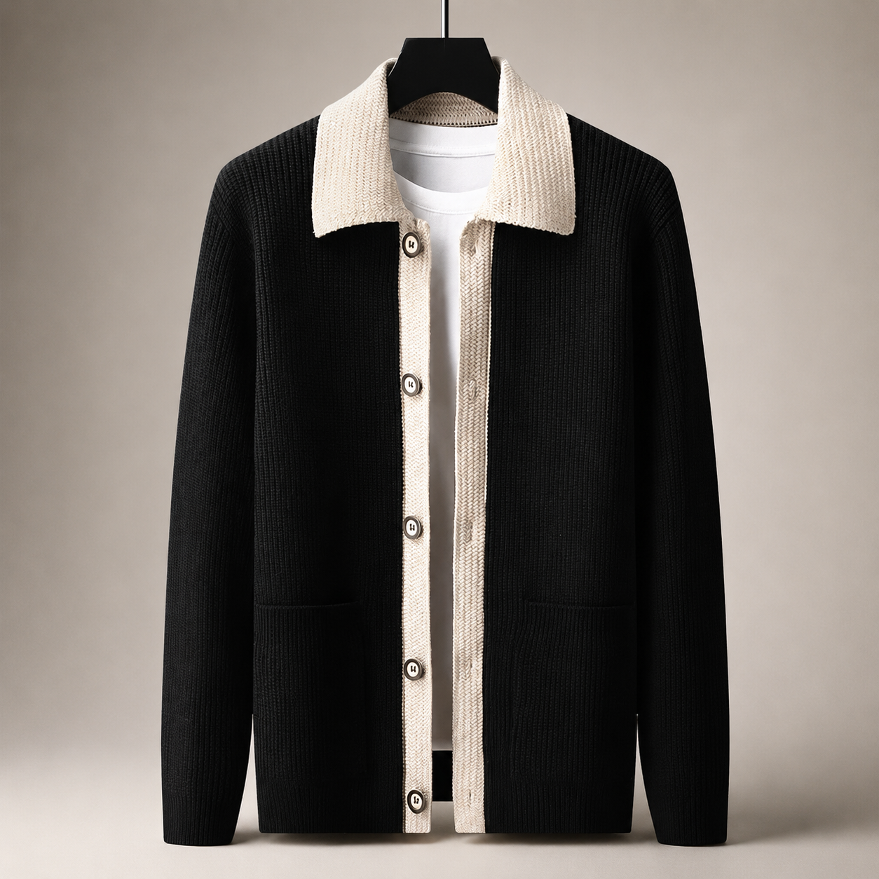 Wesley Button Front Knit Cardigan