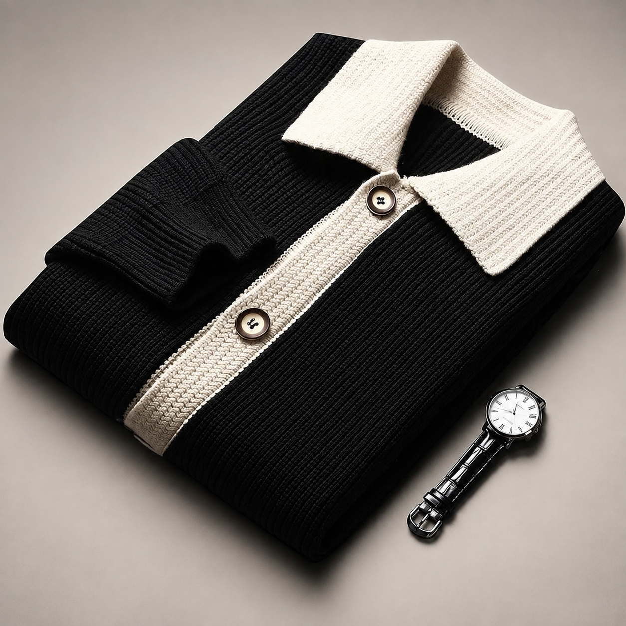 Wesley Button Front Knit Cardigan