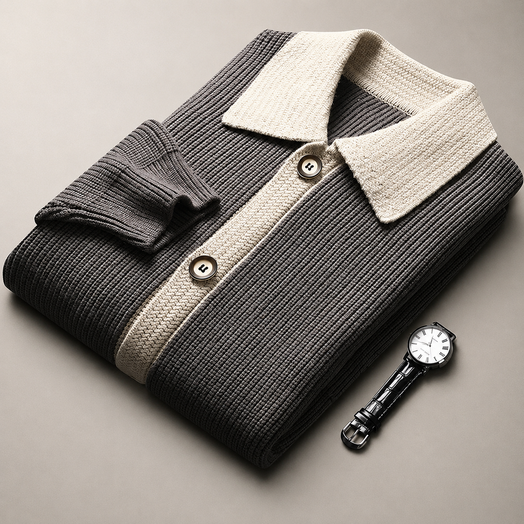 Wesley Button Front Knit Cardigan