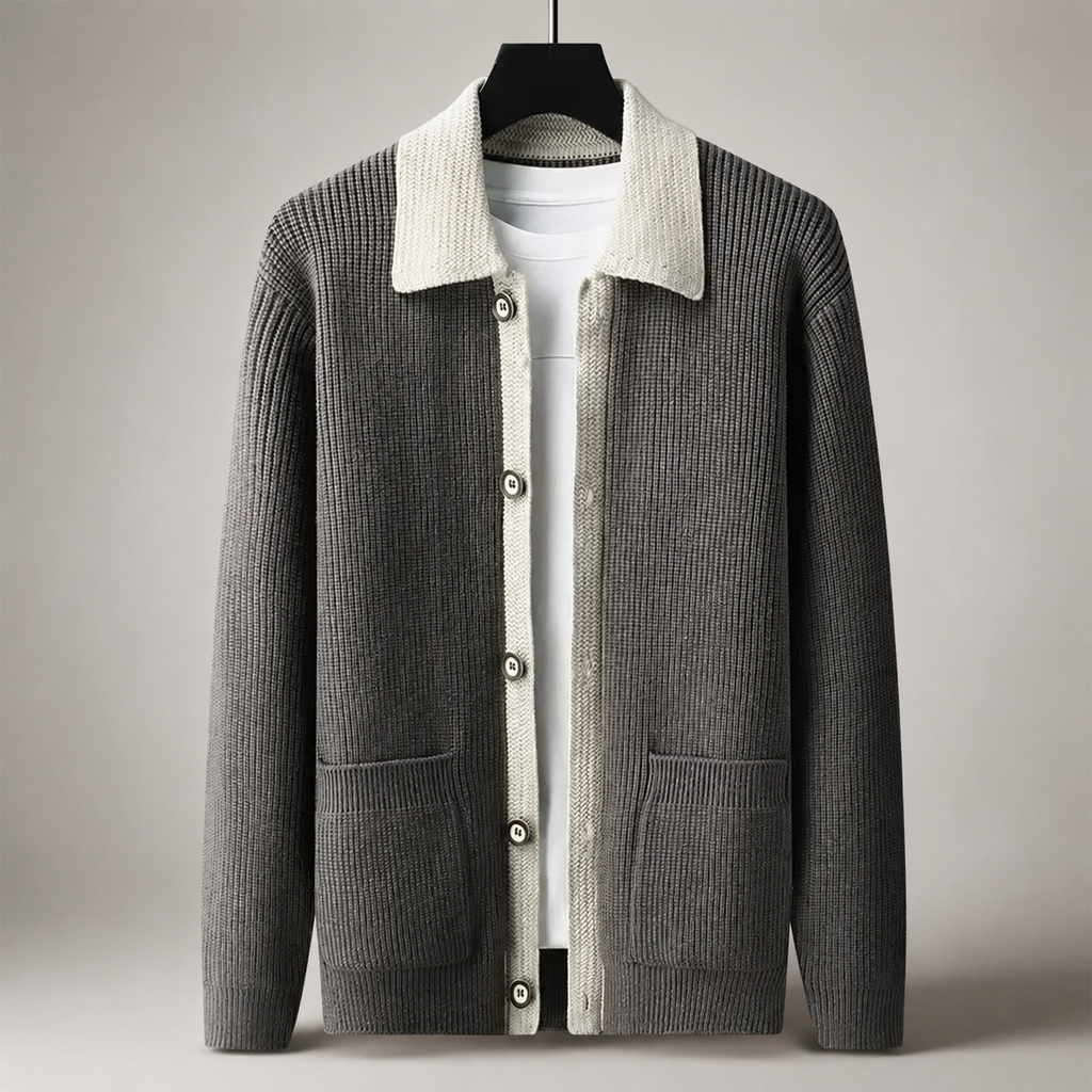 Wesley Button Front Knit Cardigan