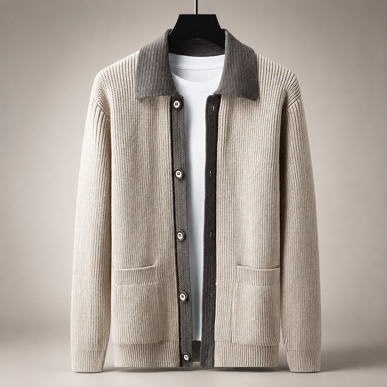 Wesley Button Front Knit Cardigan